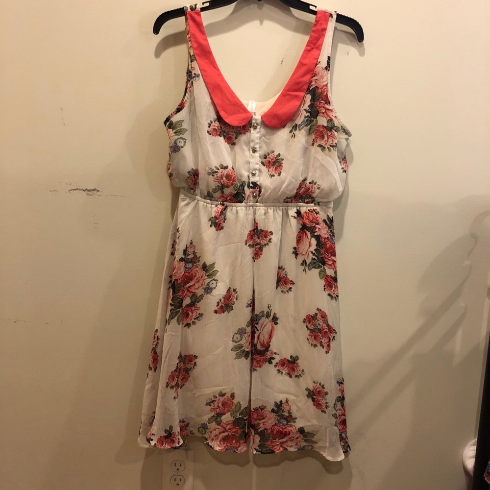 Floral Collared Dress